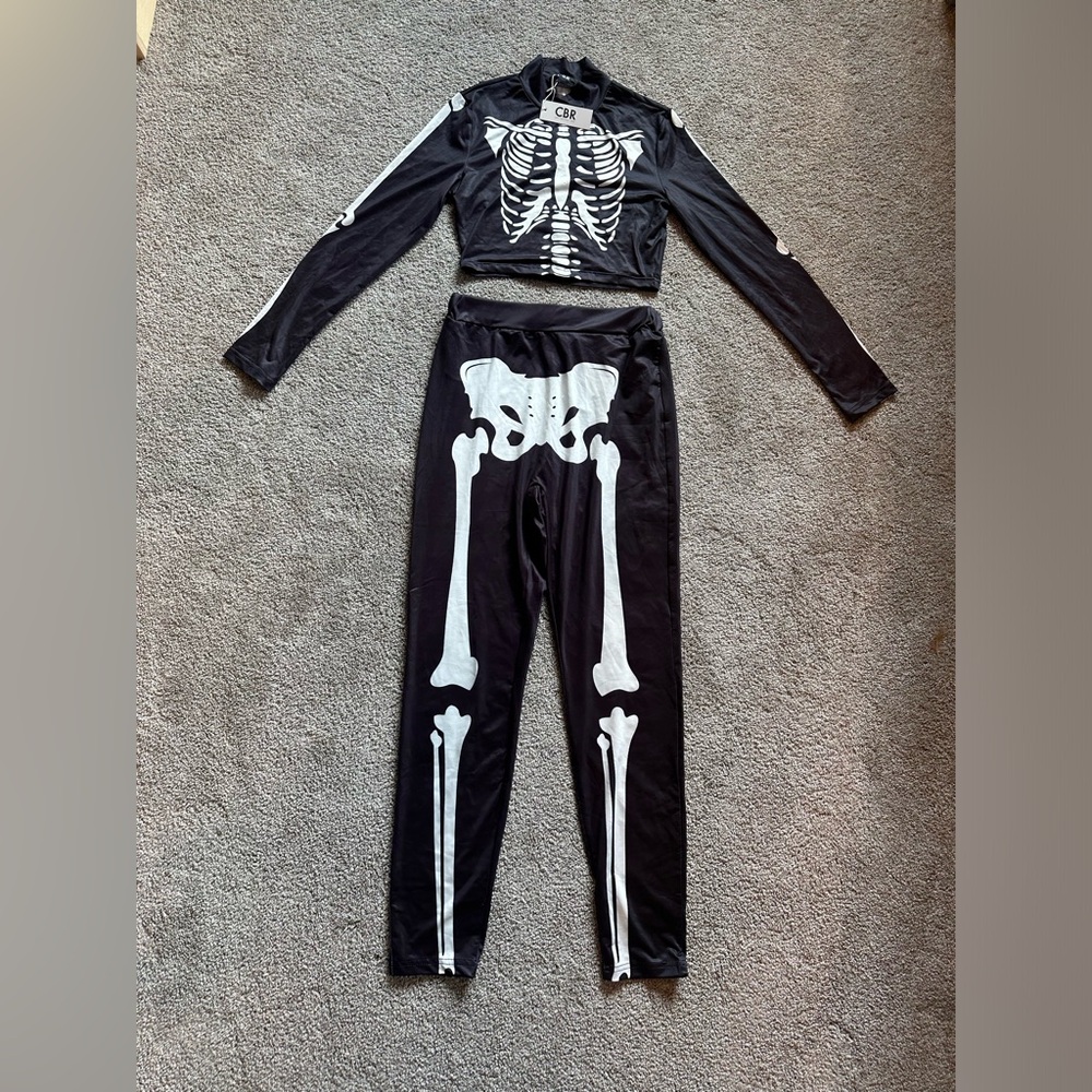 CBR 2-piece Skelton costume